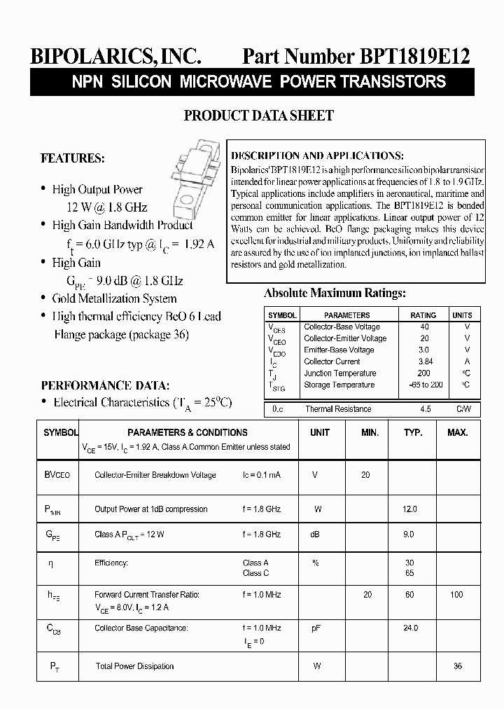 BPT1819E12_8869847.PDF Datasheet