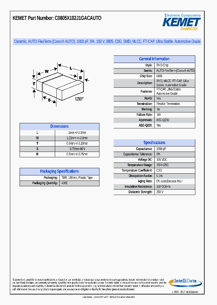 C0805X102J1GACAUTO_8870980.PDF Datasheet