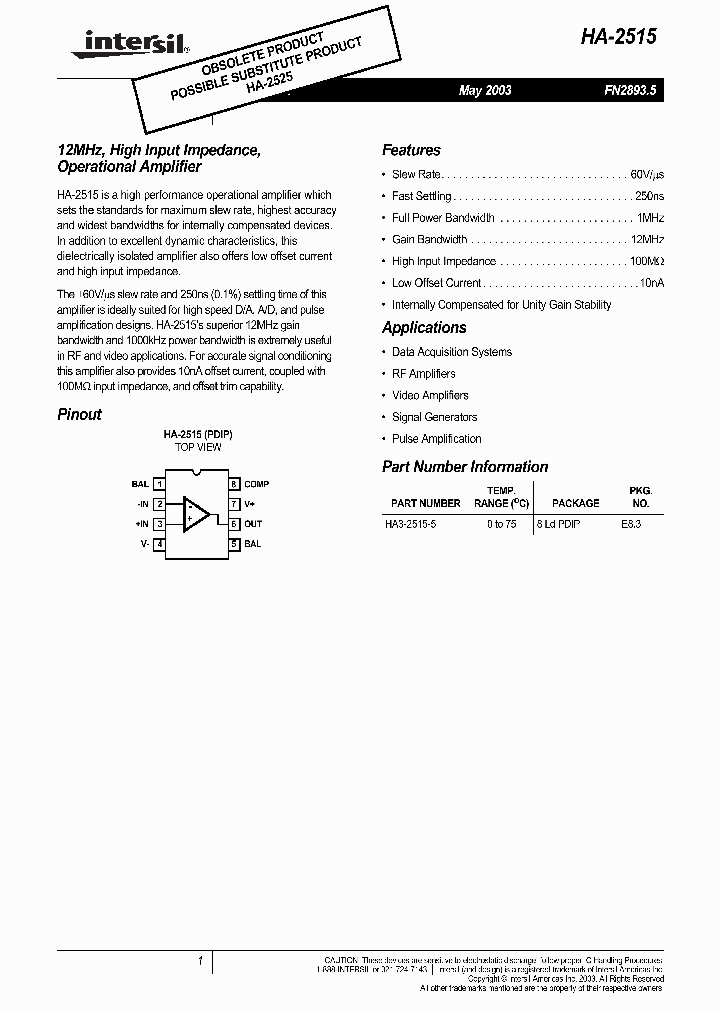 HA3-2515-5_8871889.PDF Datasheet