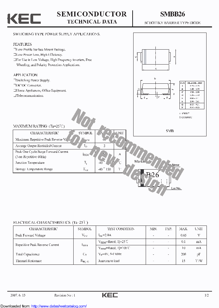 SMBB26_8871506.PDF Datasheet