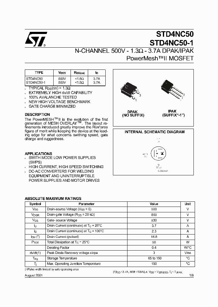 STD4NC50-07_8874529.PDF Datasheet