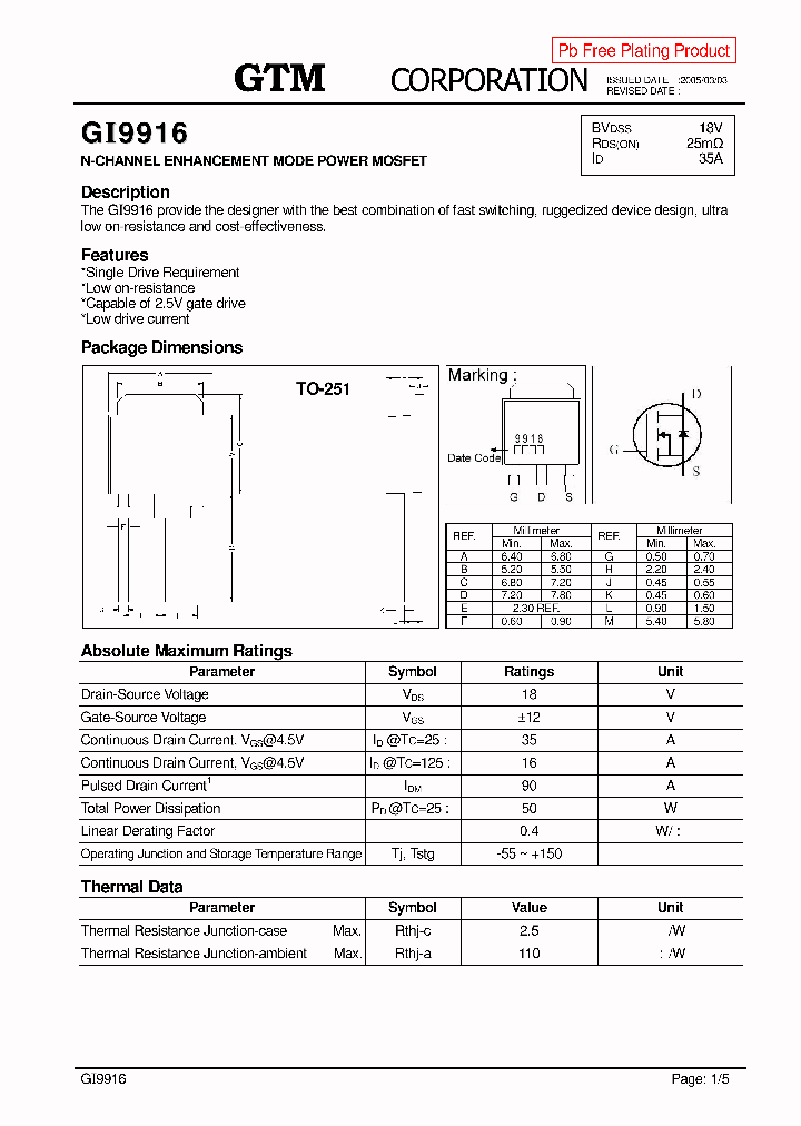 GI9916_8874589.PDF Datasheet