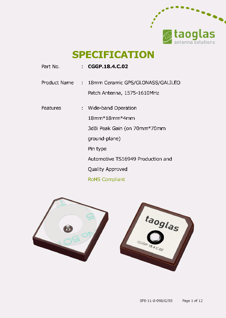 CGGP184C02_8874155.PDF Datasheet