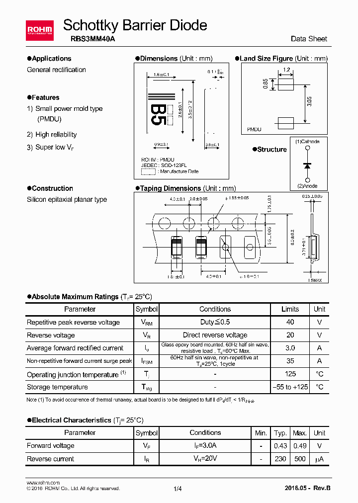 RBS3MM40A_8875165.PDF Datasheet