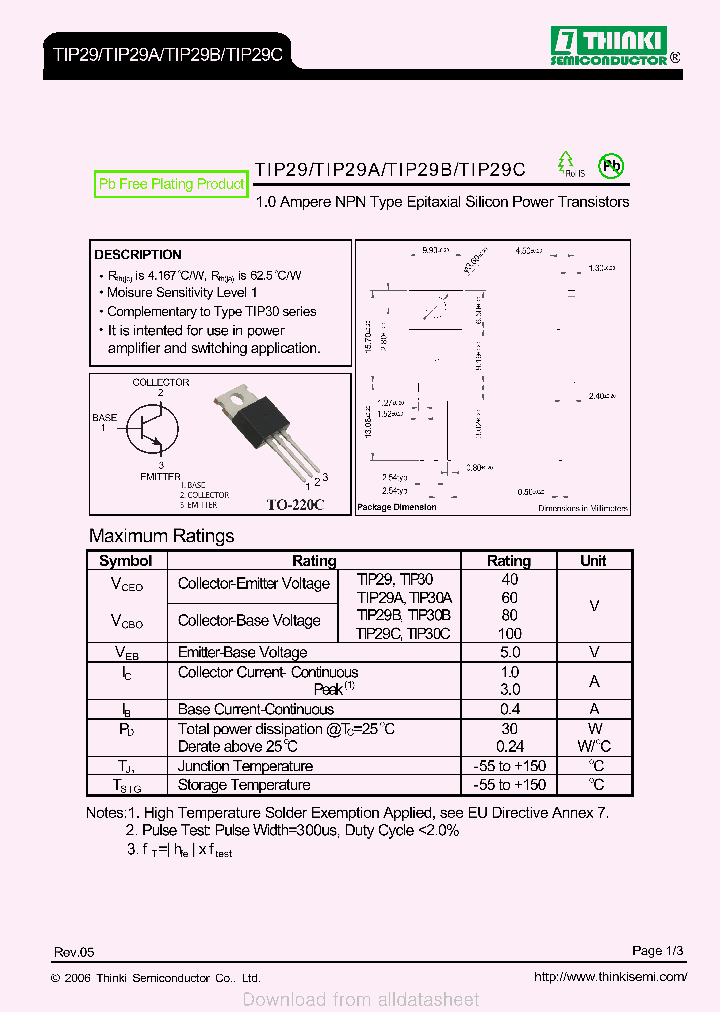 TIP29_8878550.PDF Datasheet