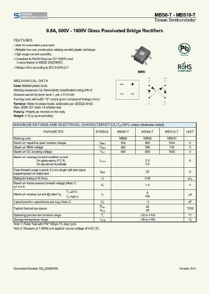 MBS6-T_8877818.PDF Datasheet