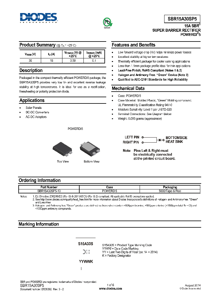 SBR15A30SP5-15_8877784.PDF Datasheet