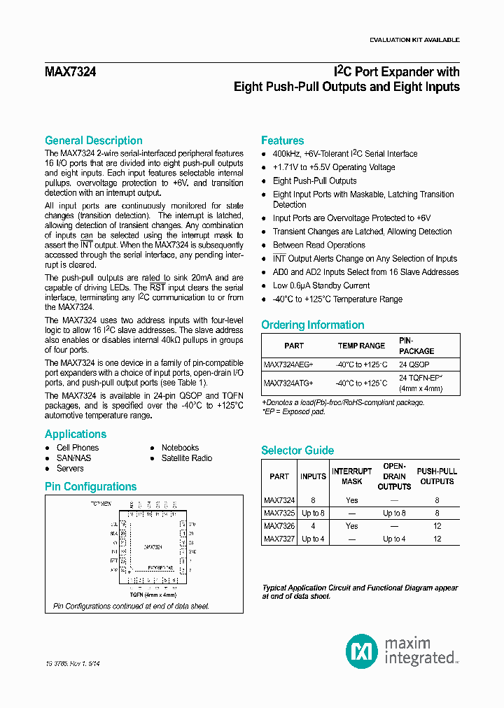 MAX7324ATG_8880422.PDF Datasheet