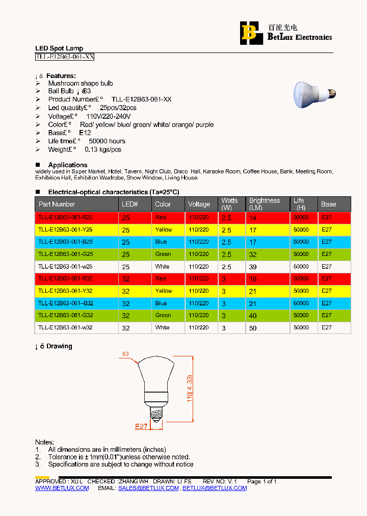 TLL-E12B63-061_8881288.PDF Datasheet