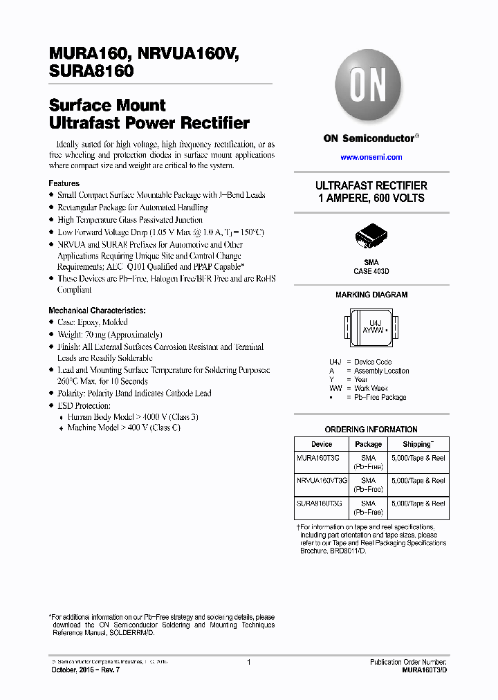 SURA8160T3G_8881918.PDF Datasheet