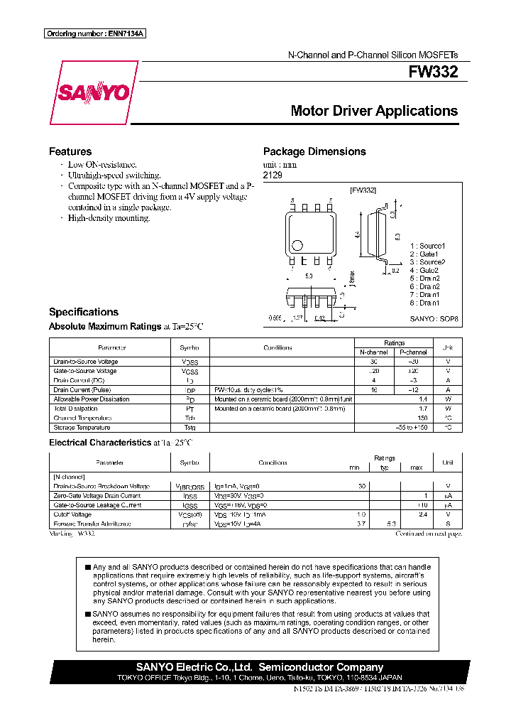 FW332_8882124.PDF Datasheet