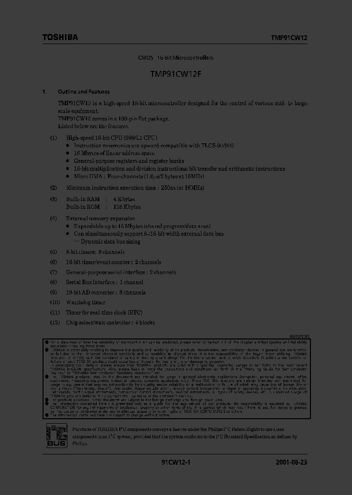TMP91CW12F_8881937.PDF Datasheet
