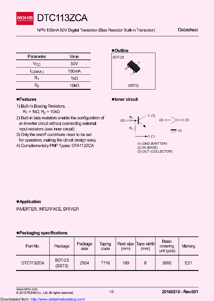DTC113ZCAT116_8882703.PDF Datasheet