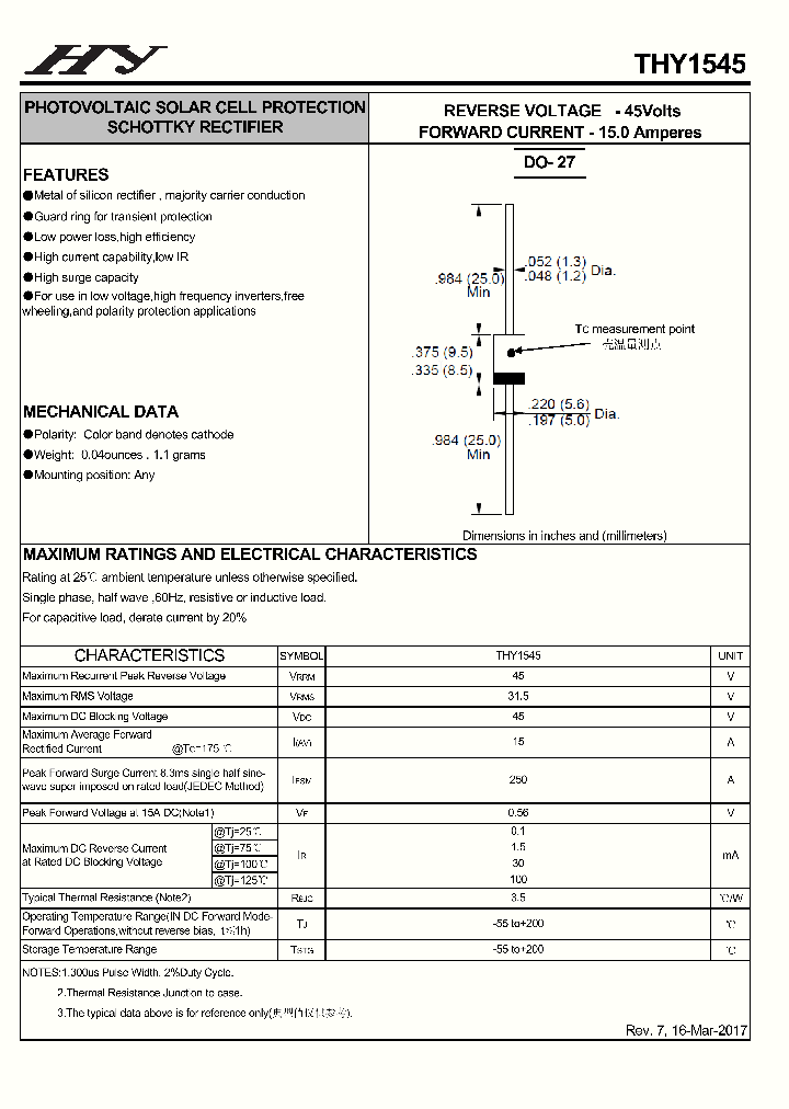 THY1545-17_8883945.PDF Datasheet