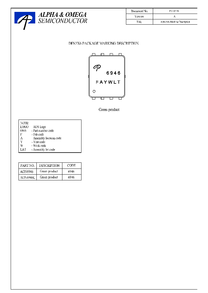 AON6946_8884405.PDF Datasheet