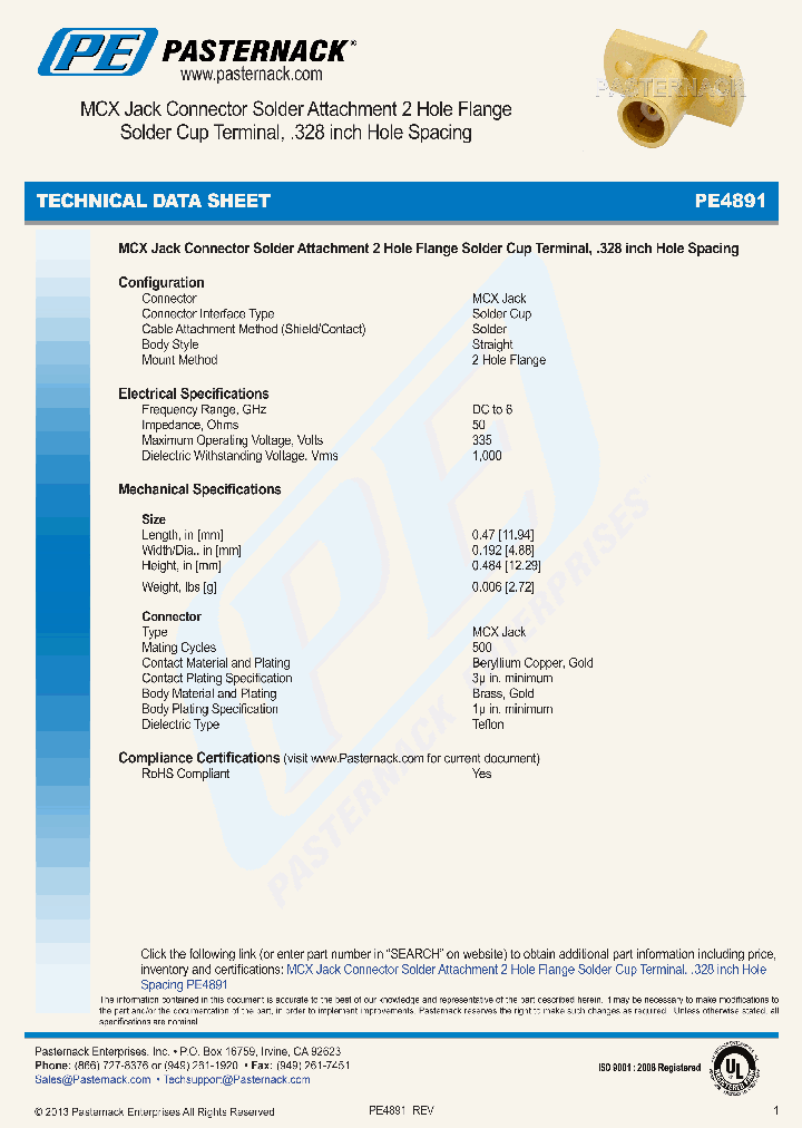 PE4891_8884738.PDF Datasheet