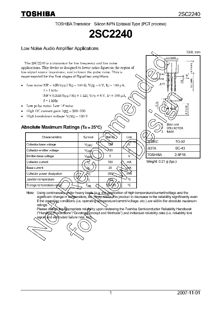 2SC2240_8888078.PDF Datasheet