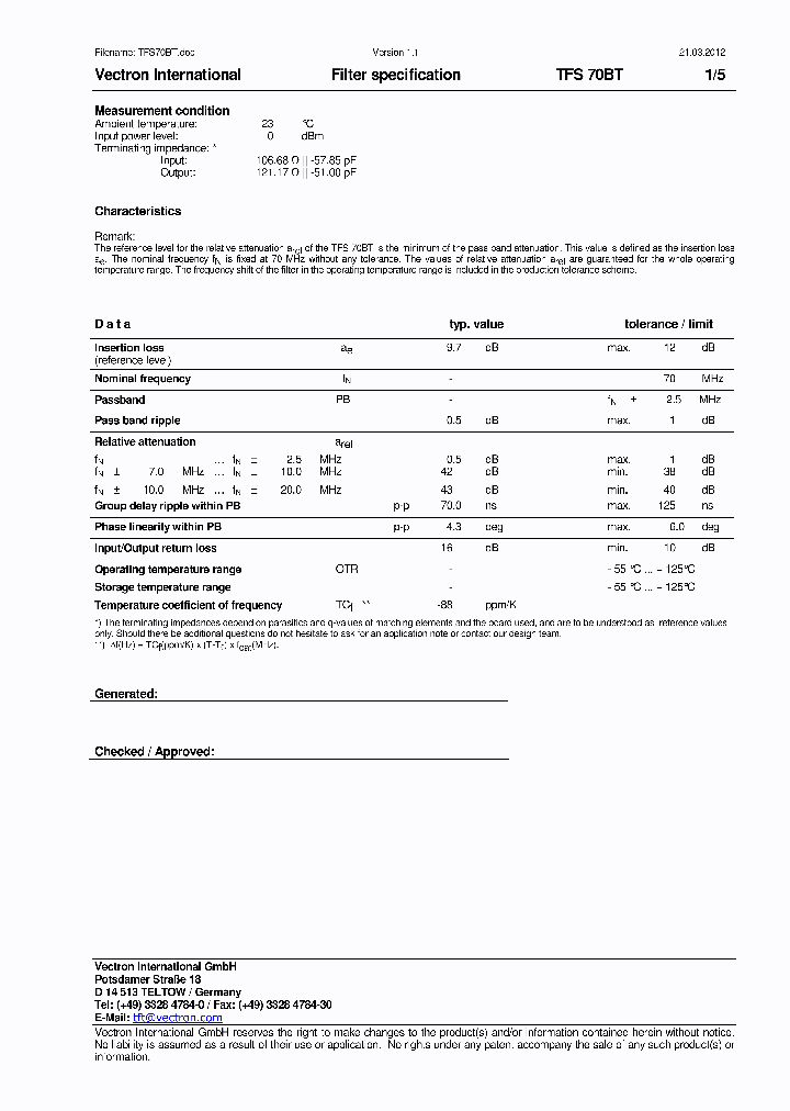 TFS70BT_8888470.PDF Datasheet