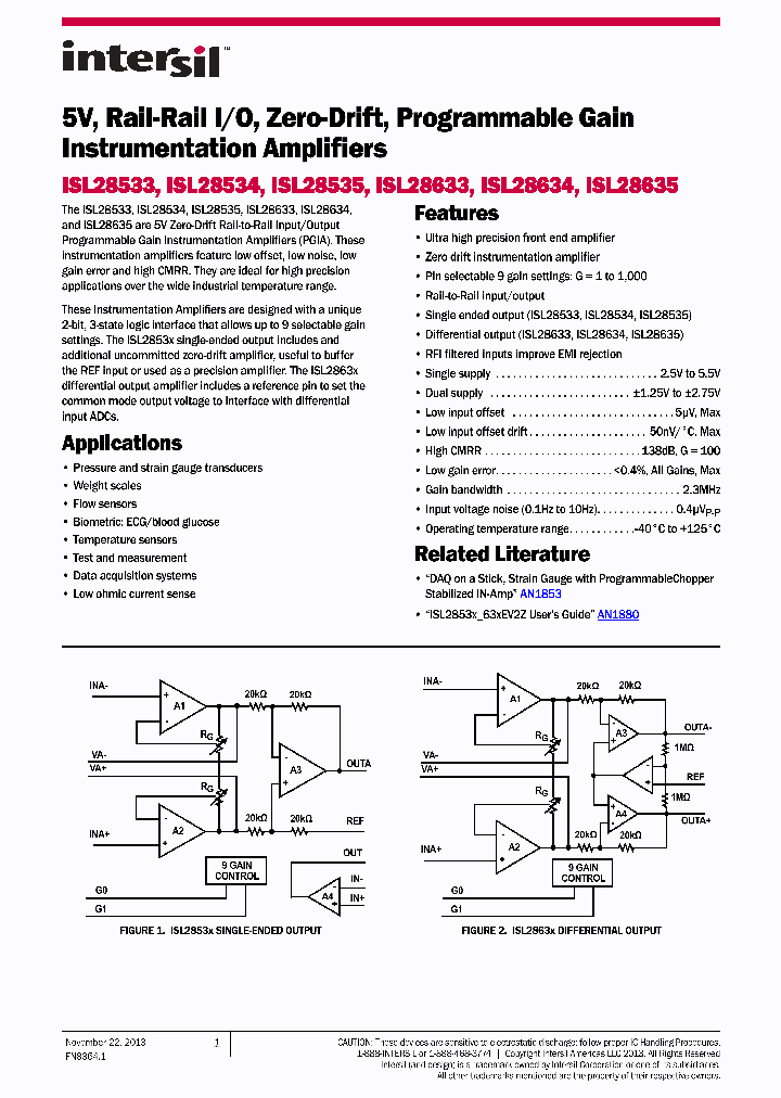 ISL28533FVZ_8888944.PDF Datasheet