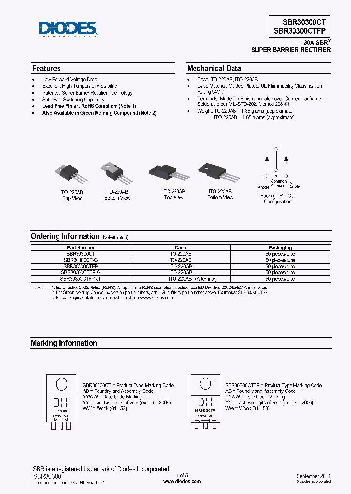 SBR30300CT-G_8889518.PDF Datasheet