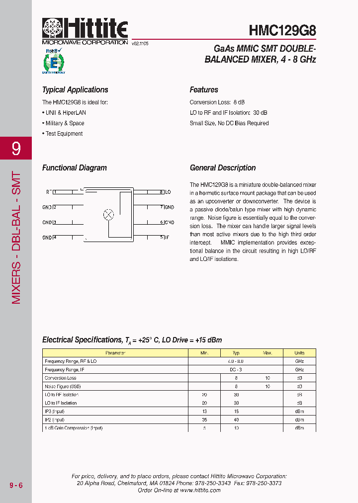 HMC129G8_8889975.PDF Datasheet