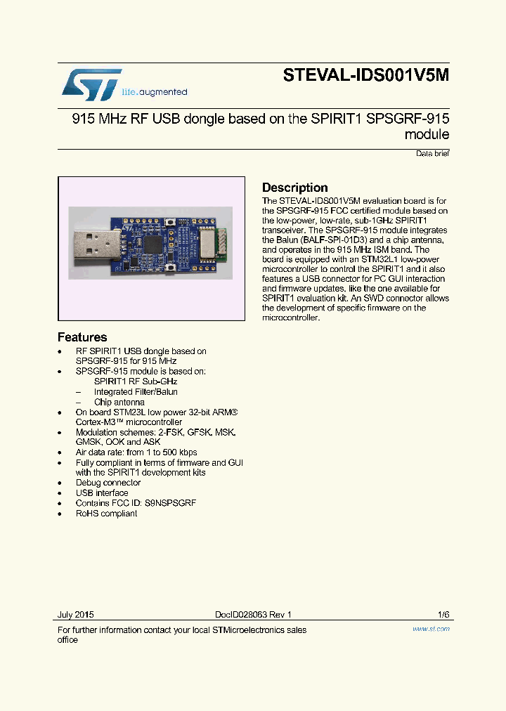 STEVAL-IDS001V5M_8890805.PDF Datasheet