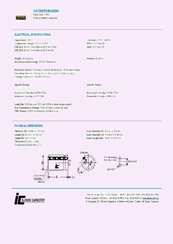 207DER2R5SDH_8892454.PDF Datasheet