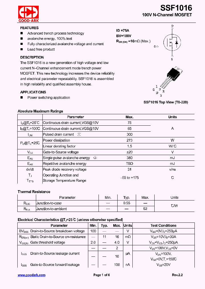 SSF1016_8893062.PDF Datasheet