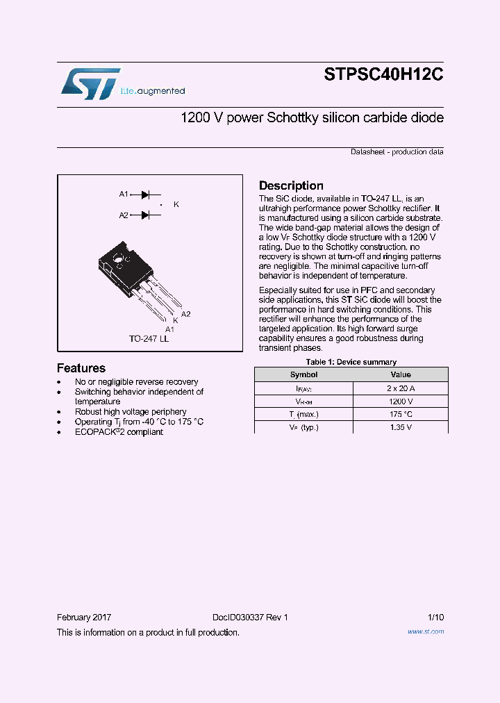 STPSC40H12C_8893121.PDF Datasheet