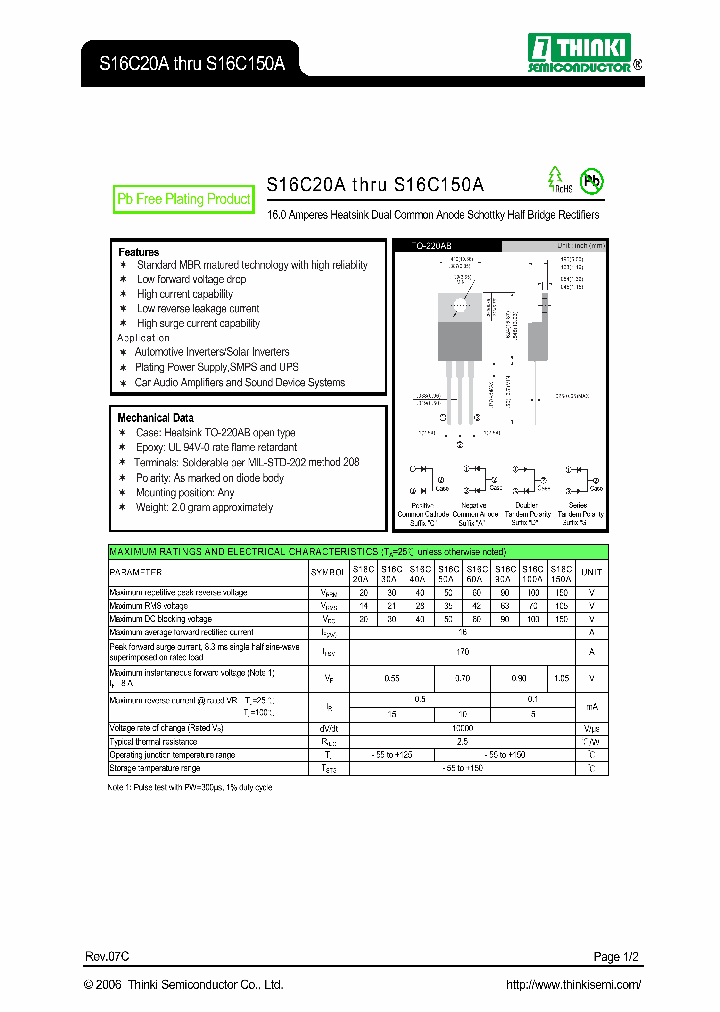 S16C150A_8893817.PDF Datasheet
