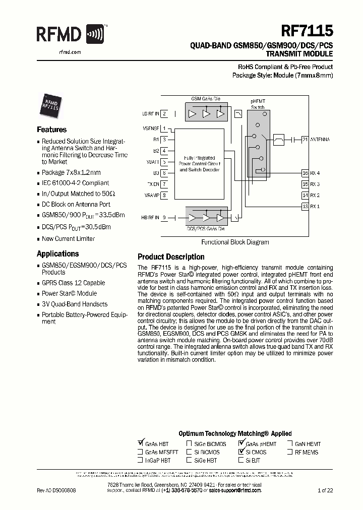 RF7115PCBA-41X_8893943.PDF Datasheet