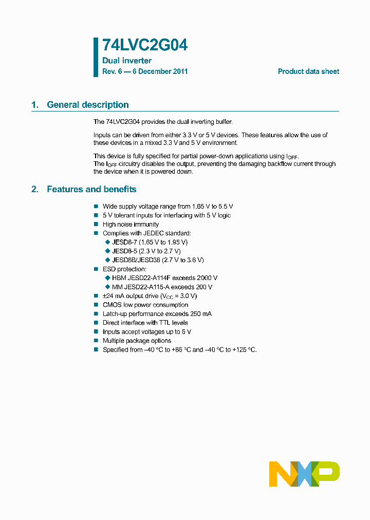 74LVC2G04GN_8894933.PDF Datasheet