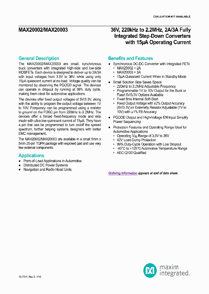 MAX20002CATPB_8896238.PDF Datasheet