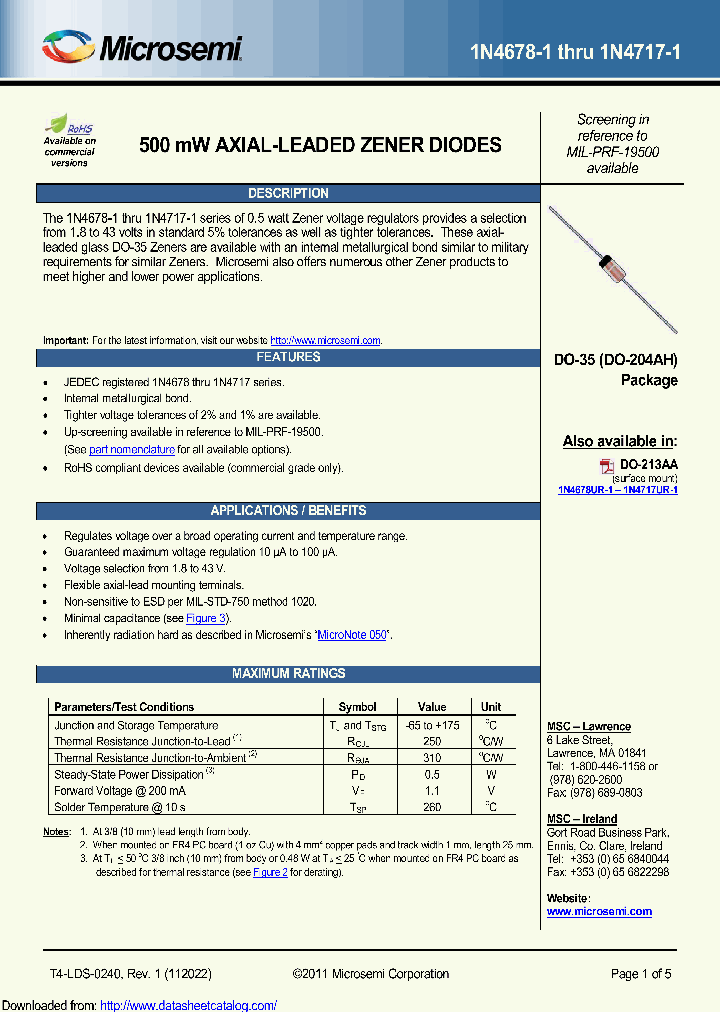 1N4709-1E3_8896676.PDF Datasheet