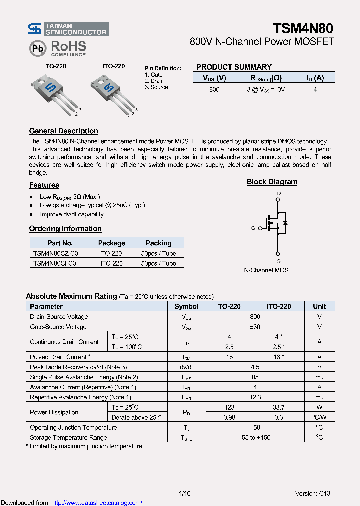 TSM4N80CI_8897877.PDF Datasheet