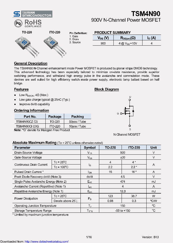 TSM4N90CI_8897879.PDF Datasheet