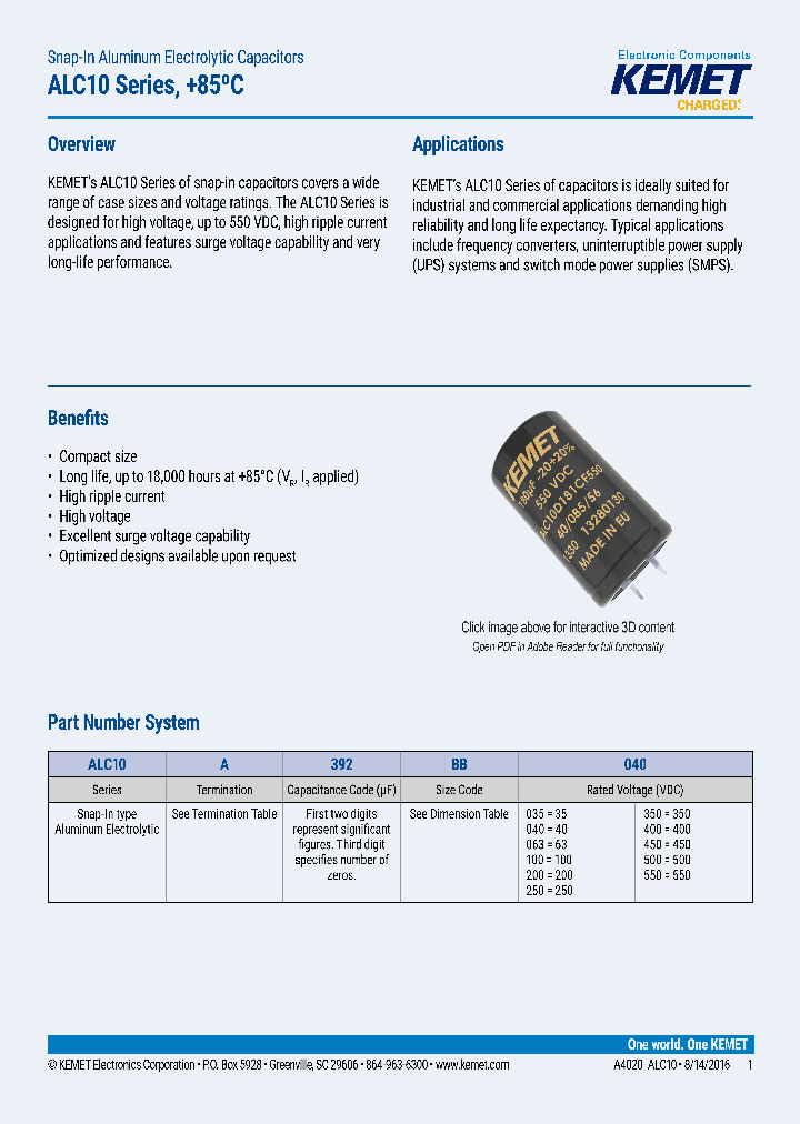 ALC10A392BB035_8898301.PDF Datasheet