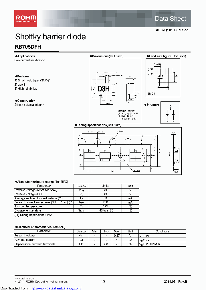 RB705DFH_8900747.PDF Datasheet