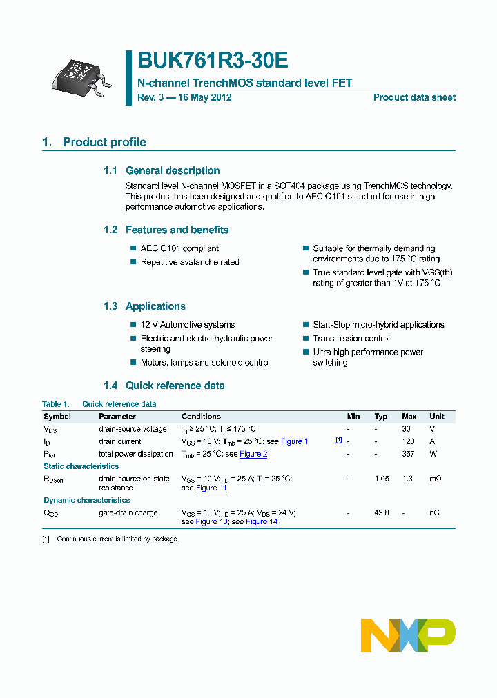 BUK761R3-30E_8902384.PDF Datasheet