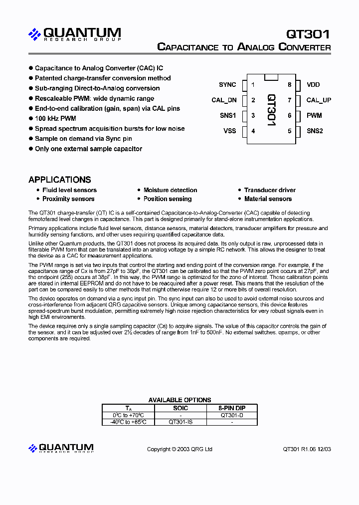 QT301-IS_8902832.PDF Datasheet