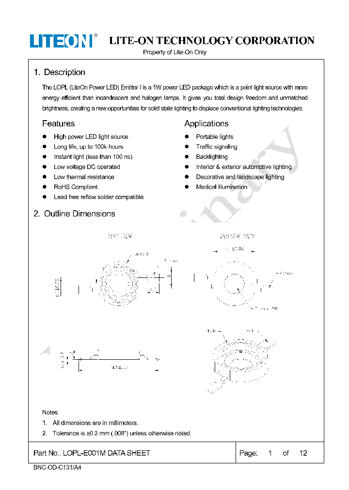 LOPL-E001M_8903302.PDF Datasheet