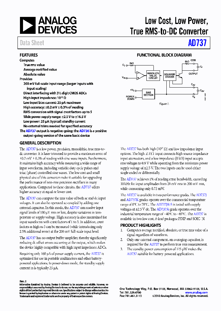 AD737-EVALZ_8904431.PDF Datasheet