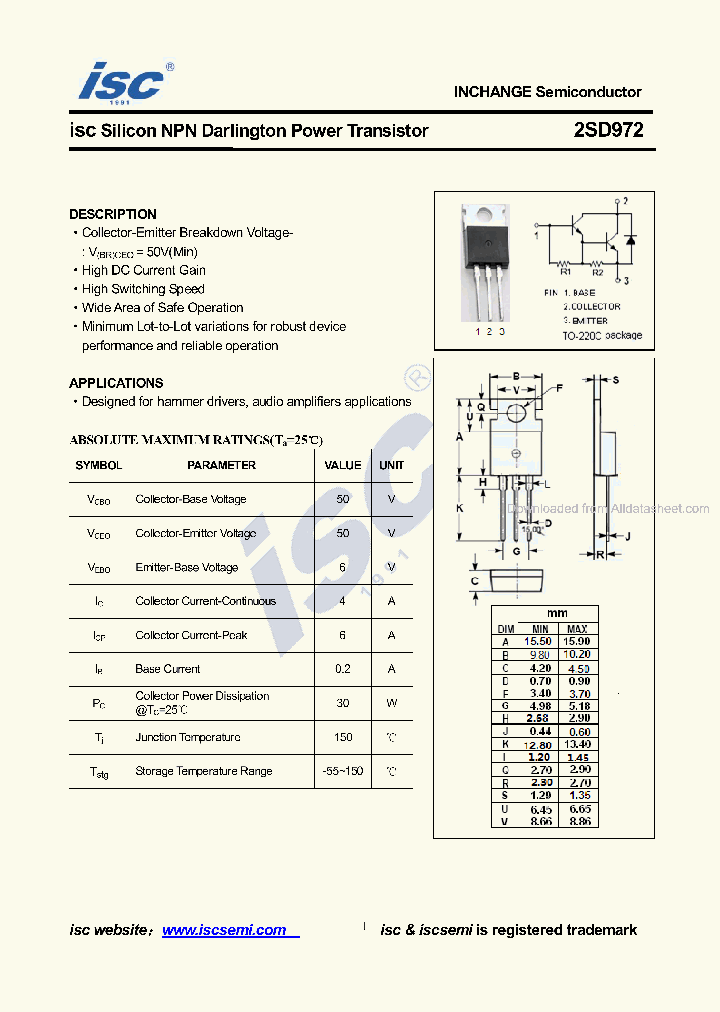 2SD972_8905088.PDF Datasheet