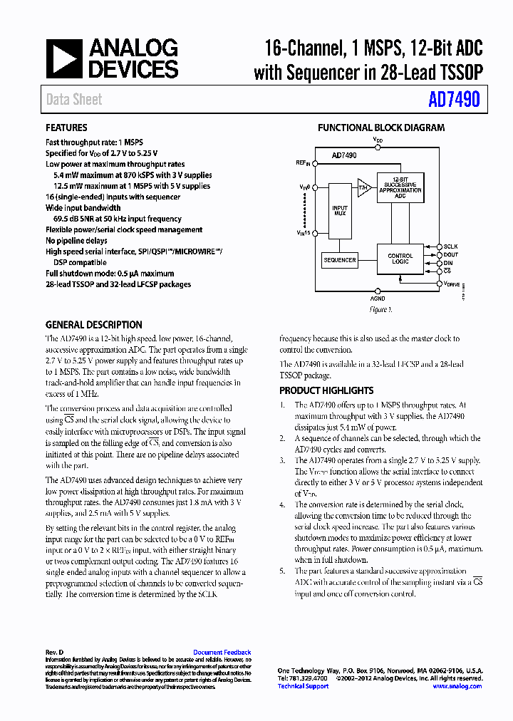 AD7490_8905493.PDF Datasheet
