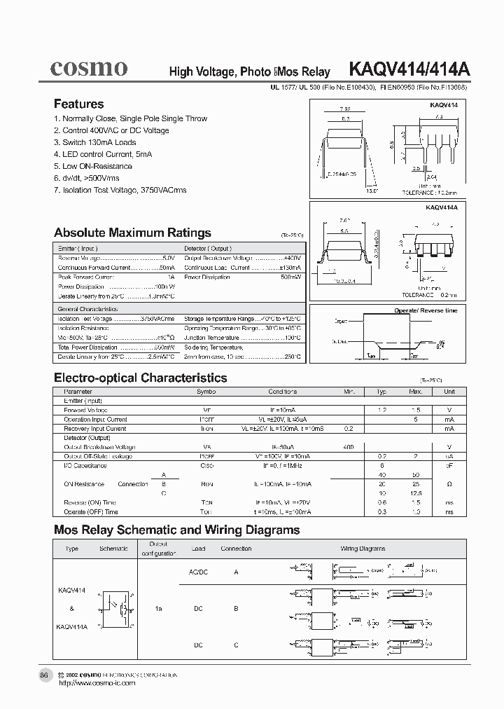 KAQV414_8905959.PDF Datasheet
