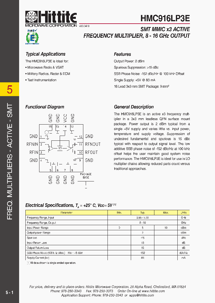 HMC916LP3E_8907067.PDF Datasheet
