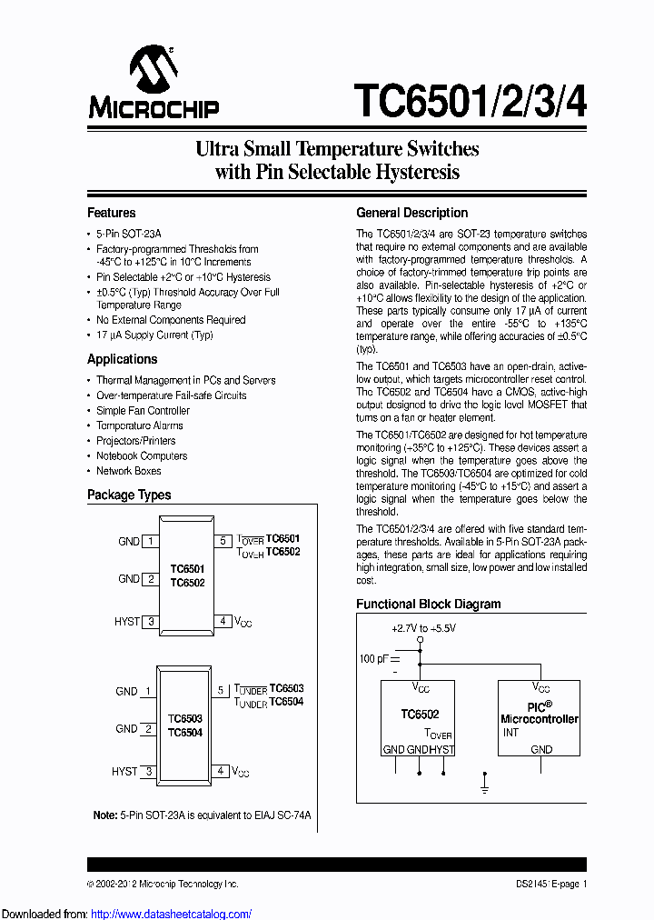 TC6501P095VCTRTG_8907965.PDF Datasheet