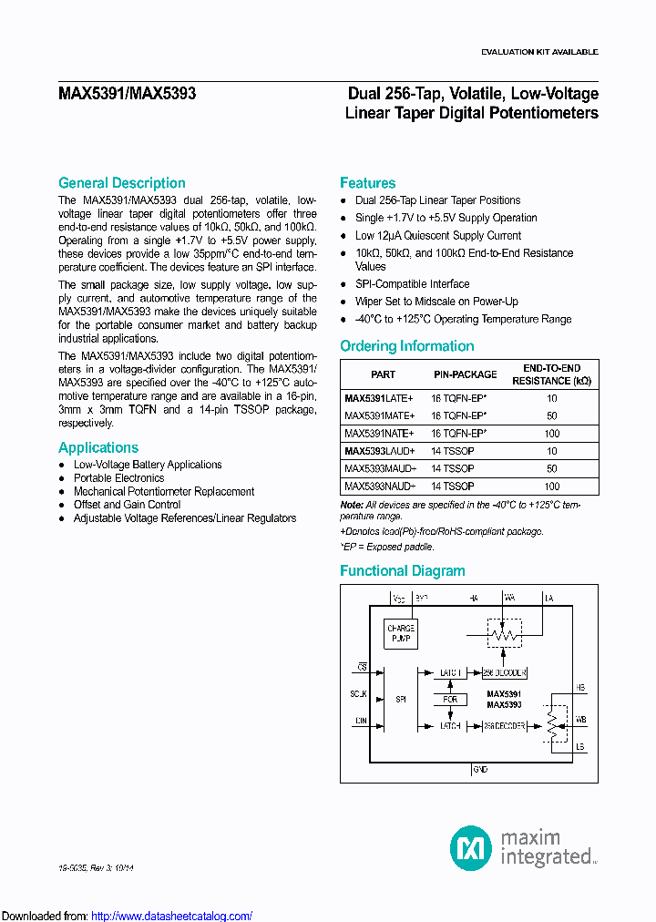 MAX5391NEVKIT_8908606.PDF Datasheet