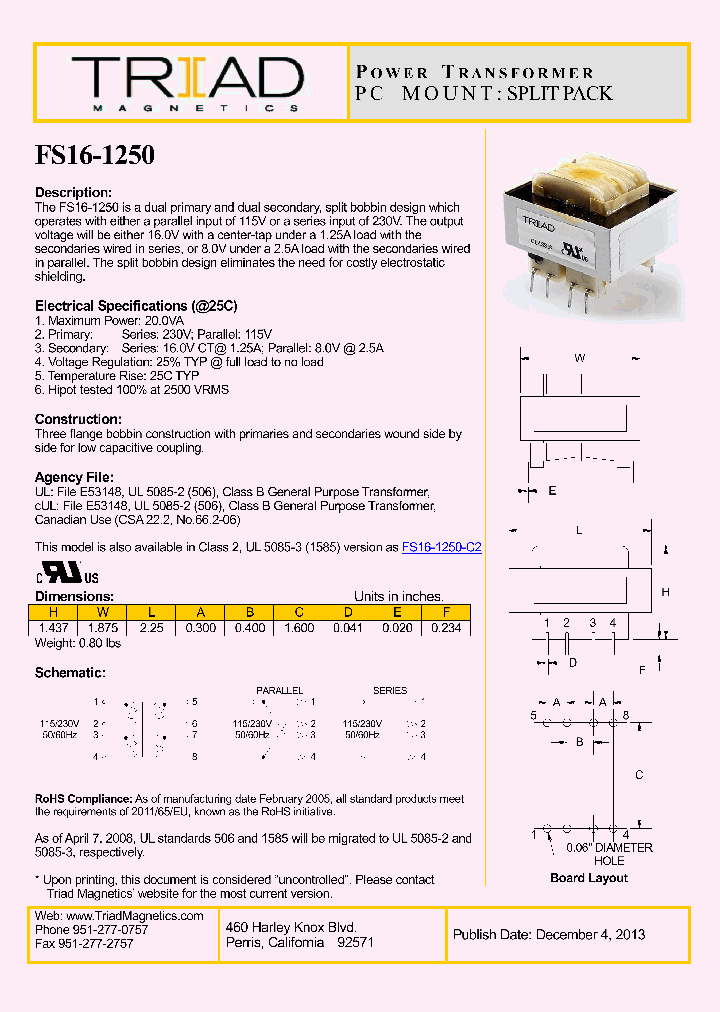 FS16-1250_8910629.PDF Datasheet