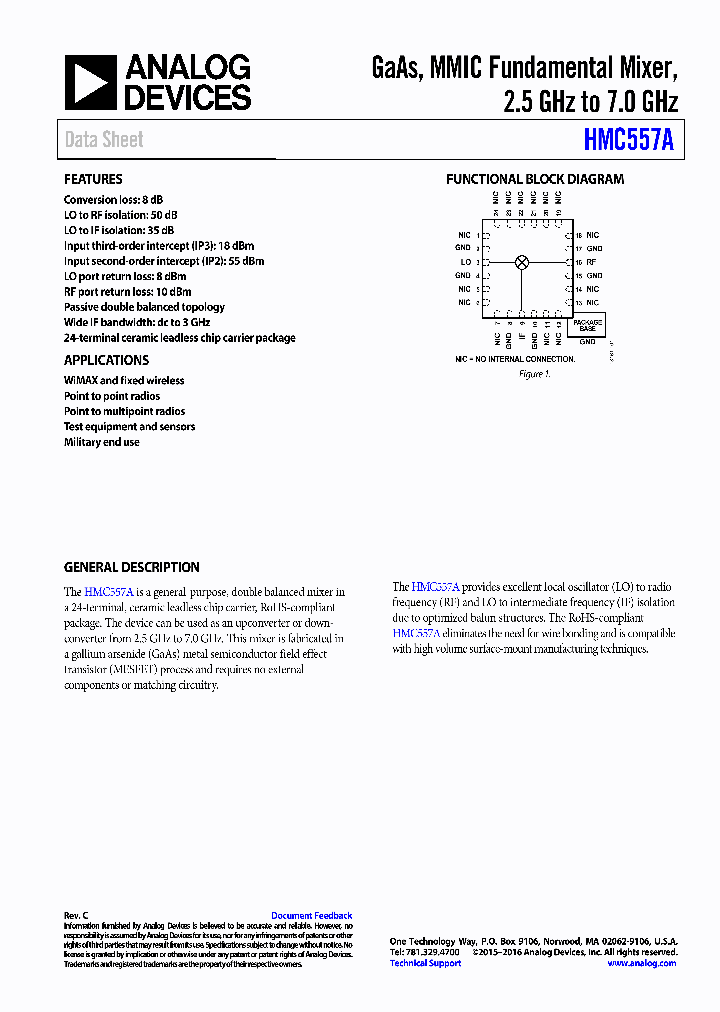 HMC557ALC4TR_8910730.PDF Datasheet